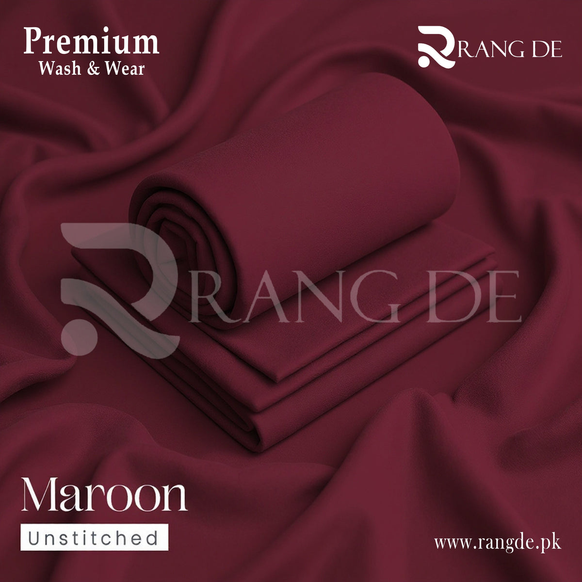 Signature Wash & Wear | Reddish Maroon – Rangde