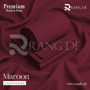 Signature Wash & Wear | Reddish Maroon – Rangde